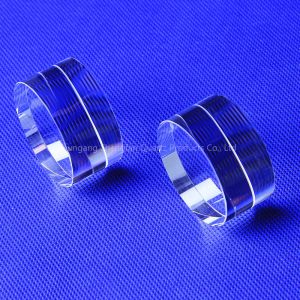 Buy cheap Fused Silica Quartz Glass Disc Premium Optical Lens Quartz Plate from wholesalers