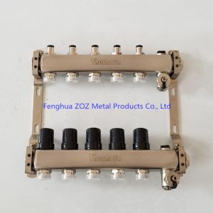 Buy cheap ZZ18056 Stainless Steel Underfloor Heating Manifold with Adjust Valves from wholesalers
