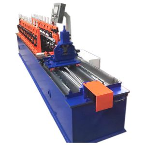 Metal GI C U Shape Light Steel Keel Stud And Track Roll Forming Machine Line