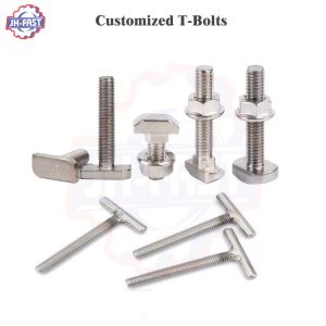 Buy cheap DIN Standard Custom Galvanized Zinc T-Head Bolt M6 M8 M10 M12 for Solar Panel Mounting from wholesalers