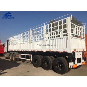 Buy cheap 600mm Side Wall Flatbed Cargo Trailer With WABCO Brake from wholesalers