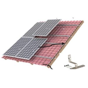 Buy cheap Aluminium Anodized 12um Bifacial Solar Panels Solar Rooftop Structure from wholesalers