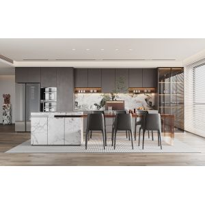 Buy cheap Modern Furniture Melamine Cheap Kitchen Cabinets Modular Kitchen Cupboards from wholesalers