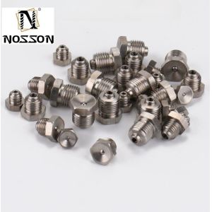 Buy cheap Female Connection 90 Degree Nipple Grease Fitting for White Grease Gun Nozzle and Customized Size Grease Hose from wholesalers