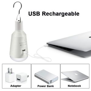 LED Solar Light Solar Bulb with Remote Control Lamp Indoor Waterproof Panel