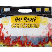 Buy cheap Restaurantware Hot Chicken Bag For Food Delivery Ziplock Reusable Bag 12.7 X 10.4”Clear Window product