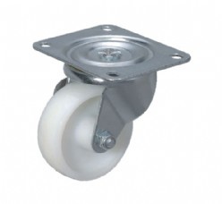 Buy cheap light duty 2  swivel white PP fat caster USA style,  3 inch rigid industry steel casters caster silver from wholesalers