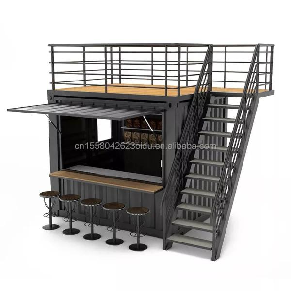 Quality Tuck Shop Luxury Pop up Shop for Modern Design Style Outdoor Customized Coffee Booth and Heat Preservation for sale