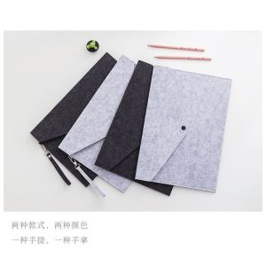 Buy cheap File Folders- Felt Folder Expanding File Folder Paper Envelope A4 Folders With Lanyard Felt file bag simple office data file bag storage bag storage bag student stationery bag folder from wholesalers