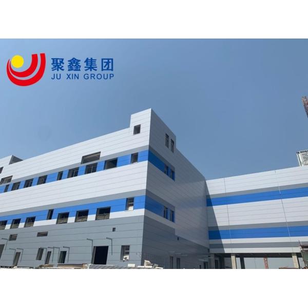 Anti Seismic Prefab Steel Structure Workshop / Warehouse / Shopping Malls /