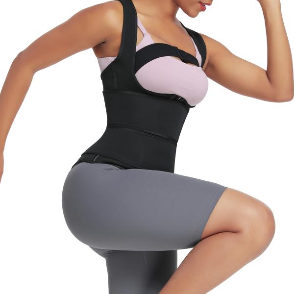 Custom Logo Waist Trainer Slimming Vest Nonwoven Weaving Method for Decoration