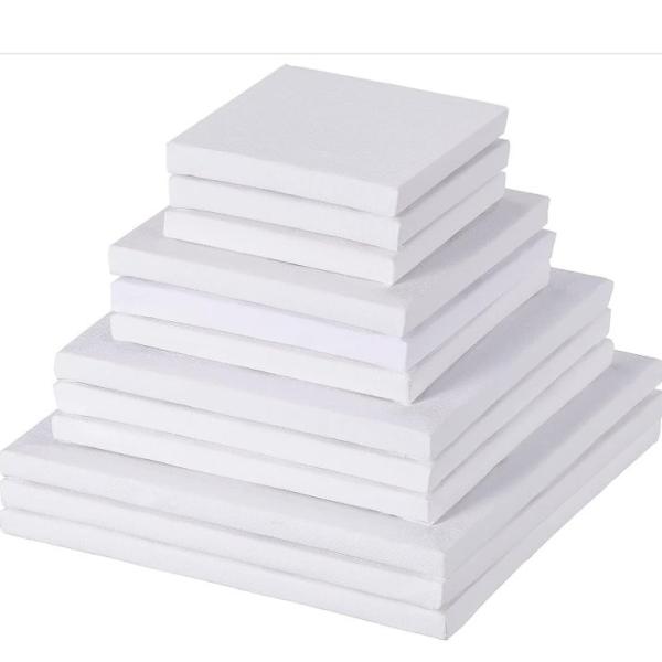 Buy cheap Custom Size Stretched Canvas Board with Matt Surface for Inkjet Printing and Acrylic & Oil Painting - 280g/380g Weight from wholesalers