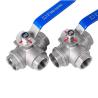 Buy cheap Normal Temperature Stainless Steel Ball Valve With NPT Bsp BSPT Threads from wholesalers