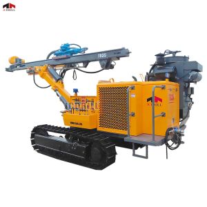 Buy cheap Top Hammer Hydraulic System Seft Propelled Crawler Rock Blasting Drilling Rig With Dust Collector from wholesalers
