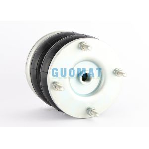 SP1482 DUNLOP Flange Type Air Spring 6''X2 Double Convoluted Air Lift Ride Bag