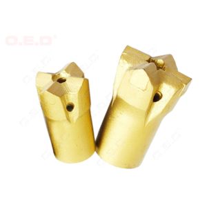 Coal Mine Button Hard Rock Drill Bits 11 Degree Hex 12 With Long & Short Skirt