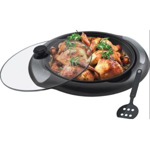 Buy cheap 13.8 Inch Table Grill Griddle With Adjustable Temperature Control from wholesalers