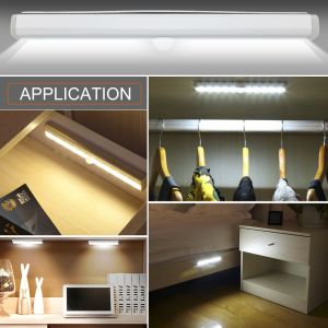 Buy cheap White Wireless Motion Sensor Home Appliances LED Cabinet Light AAA Battery 6 10 Leds from wholesalers
