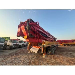 Concrete Pump Truck 67 M Installed Volvo Chassis Customized To Lengthen The Pump