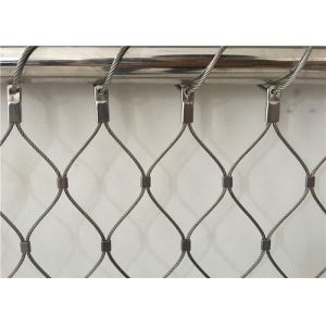 High Quality Pool Iron Fence Mesh Flexible Stainless Steel Wire Rope Zoo Mesh