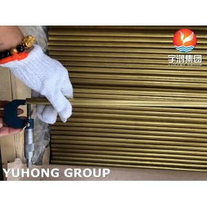 ASTM B111 C68700 O61 Aluminum Brass Seamless Tubes For Heat Exchangers