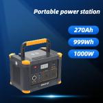 Buy cheap 999wh Portable Solar Generator Power Station Lithium LiFePO4 Battery 500W 1000W from wholesalers