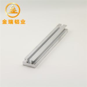 Buy cheap Lightweight Led Aluminum Extrusion Rail Brushed Pre Finish Deep Processing from wholesalers