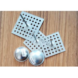 Buy cheap 40x40mm Perforated Base Insulation Pins For Hvac System from wholesalers