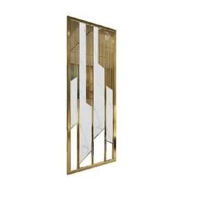 Metal interior sliding dividers movable glass room divider