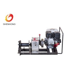 Buy cheap Small Portable Wire Rope Winch , HONDA Petrol Engine Powered Winch 10KN Capacity from wholesalers