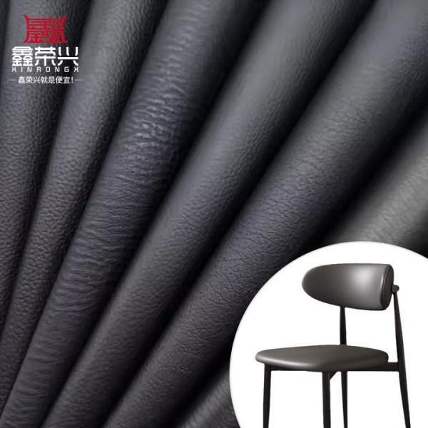 Pvc Various Lychee Grain Patterns Artificial Synthetic Leather Cheap Price Chair