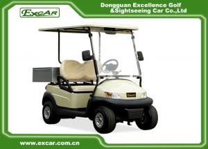 China 2 Seater AC Motor Electric Golf Car 48v Trojan Battery , Electric Hotel Buggy Car on sale