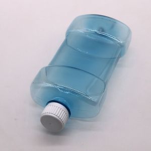 Buy cheap Screen Printing 500ml PET Unique Shape Liquid Mouthwash Plastic Bottle with Screw Cap from wholesalers