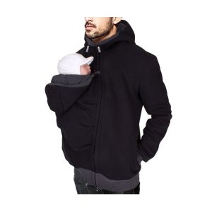 Buy cheap Custom Baby Carrier Winter Jacket , Mens Babywearing Coat With Hood from wholesalers
