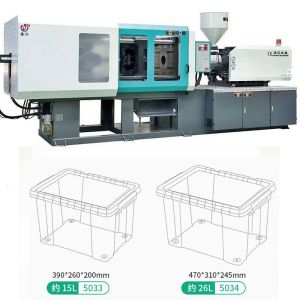 High Voltage Power Supply Auto Injection Molding Machine with 700mm Mold Closing