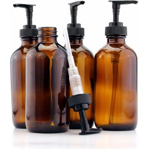 Buy cheap PET Brown 500ml Plastic Lotion Bottle With 28MM Black Pump from wholesalers