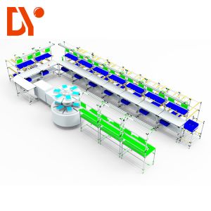 Buy cheap Durable Production Line Table DY192 PVC / PU / Rubber Belt Material from wholesalers