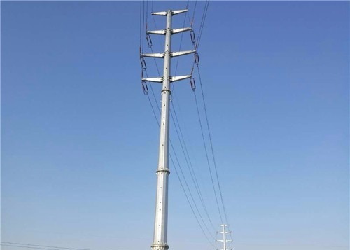 Buy cheap 33kv Electrical Steel Tubular Tower Pole Galvanized Power Transmission Line from wholesalers