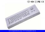 Buy cheap IP65 Small Foot-Print Industrial Desktop Keyboard With Mini 25mm Diameter Trackball from wholesalers