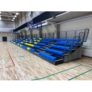 Buy cheap Custom HDPE Retractable Bleacher Seating 460mm Width Ergonomic Designed from wholesalers