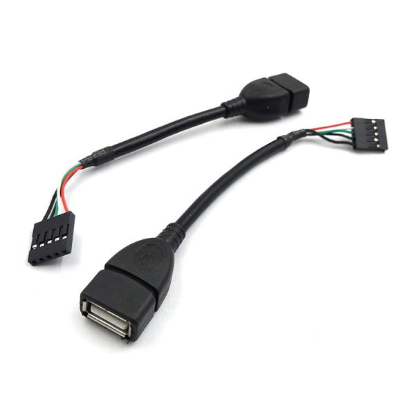 China Custom USB 2.0 Type A Female Plug Header to 5 Pin Dupont Connector Wire Motherboard Cable on sale China Custom USB 2.0 Type A Female Plug Header to 5 Pin Dupont Connector Wire Motherboard Cable on sale
