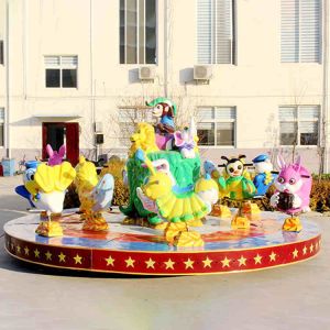 Buy cheap Cute Kids Amusement Ride Animal Turntable Ride 9 Riders Park Model Type from wholesalers