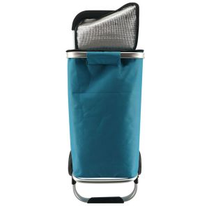 Buy cheap Handle Cover Wash Collapsible Swivel Wheels Supermarket Shopping Trolleys Carts Portable Folding With Cooler from wholesalers