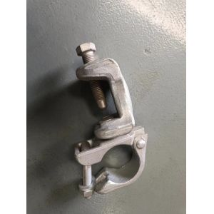 Sheradizing Surface Swivel Girder Coupler Steel Half Double Clamp