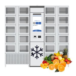 Buy cheap Refrigerated Touch Vending Lockers Selling Fresh Vegetables Fruits from wholesalers