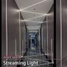 Buy cheap Living Room Angle Aluminum Profile Linear Light Trough with Black LED and Gypsum Ceiling from wholesalers