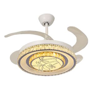 Buy cheap Reversible Folding Ceiling Fan With Light 42In Foldable Ceiling Fan product