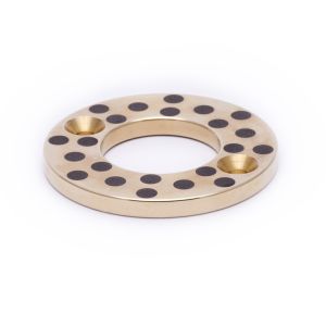 China Self-lubricated Oilless Bearings With Graphite Insert Washer on sale