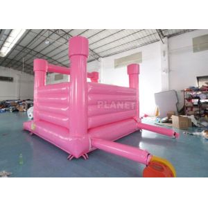 Buy cheap Custom Color Inflatable Wedding Bouncer White Bouncy Castle Inflatable White Castle Bounce House from wholesalers