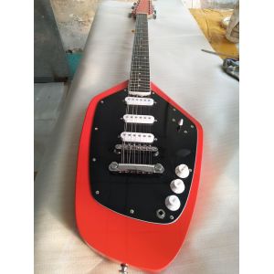 Left Hand Irregular 12 Strings Electric Guitar in Black Mahogany Body Neck Back